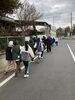 運動公園まで避難中「春の避難訓練🌷」