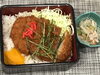 「本日のAランチは　タレカツ丼」