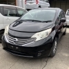 日産ノート（DBA-E12・スーパーブラック）解体車として入庫しました