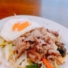 3/12 和牛やさい炒めと目玉焼き　【本日のみの日替わり】