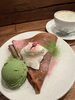 焼きたてクレープは生地だけでも食べたい逸品です👍「☆大好きなKunitachi Tea Houseさんへ☆」