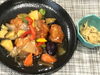 「本日のAランチは　とりからの野菜甘酢あんかけ」