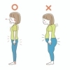 姿勢太りが痩せない原因かも？