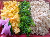 玉子、小松菜、鶏そぼろの三色そぼろ丼！「手作り出来ました！」