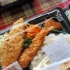 肉厚白身フライとジャンボじゃないえびフライのお弁当