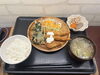 「本日のお昼ご飯はエビフライ定食でした」