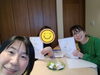 お二人とも緊張が解け、目元も口元も緩やかに♪「はじめてでも大丈夫♪「私にもできるかも」と思えた、かっさヘッドケア講座《出雲アロマ　出雲よもぎ蒸し　アロマスクール》」