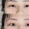 一重さん向けまぶたを避ける「層」を計算まつげパーマ
