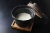 炊き立て銀シャリ「炊き立て土鍋ご飯で味わう、志むら自慢の銀シャリ」