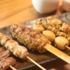 炭火焼き串盛り合わせでちょい飲み晩酌🍺