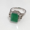 エメラルド×Pm900リングの買取事例｜サイドストーン付きデザインも丁寧に査定します