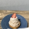 イチゴモンブランタルトといちごジェラートで春のおやつ時間