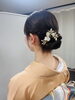 晴れの日のための華やかヘアセット「お子さまの卒園式に、お母さまも上品なお着物姿で」