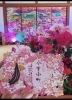 鮮やかな花で装飾された美の空間「世界三大美人ゆかりの寺にふさわしい、鮮やかな花で装飾された美の空間。「隨心院　花の間」」