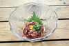 「きらくや特製 馬ユッケのご紹介🥚」