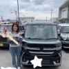 大人気スペーシアカスタムの納車式🚗✨　おめでとうございます❗️ スズキ自販愛媛　アリーナ川之江
