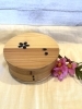 「桜の皮がアクセント♪さくらシリーズの丸型曲げわっぱ弁当箱（650ml）」