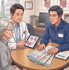 家族代行支援の場面「ガンと診断された時」