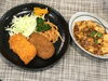「本日のAランチは　麻婆豆腐とミックスフライ」