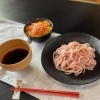 春ランチ　自家製　さくらうどん　春を彩る五目ちらしすし