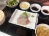 ※写真は大盛りにした物です「本日のランチはロールキャベツ＆釣り物【真鯛刺】です！」