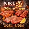 「【予告】29の日セール開催！！」