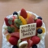 フルーツたっぷり♪フルーツタイプ5号バースデーケーキ
