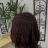 ピンクブラウンでつくる、今どきウルフのツヤ髪スタイル