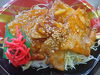 特製ニンニク豚バラカルビ丼！「手作り弁当出来ました！お弁当のご注文も承ります！」