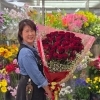 年の数だけの薔薇の花束