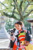 愛犬と着物で楽しむ七五三撮影「問屋町レンタル着物TUZUMI「なんとかしてくれるから」また戻ってきてくれる7歳の七五三」
