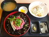 「モモレアステーキ丼のご紹介✨」
