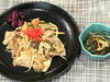 「本日のAランチは　豚肉ときのこの中華風炒め」