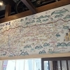 入口上部西側に「会津まほろば街道」絵地図を設置頂きました