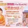 4月4日（土）龍珠院「花まつり」に出店します