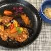 本日のAランチは　とりからのチリソース