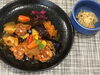 「本日のAランチは　とりからのチリソース」