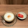 夕方は温かいドリンクで、ゆったり一息つけるカフェ時間を