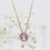 【ジュエリー】【4月の誕生石】桜色の輝き「モルガナイト」ネックレスで春を彩りませんか？
