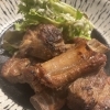 炭焼きスペアリブでガッツリ晩酌🍺