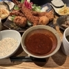 居酒屋 草の絶品月替りランチ。 4月は海老。