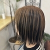 オリジナルドライカット×アンブレラカラーでつくる、春のツヤボブ