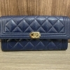 シャネル ボーイシャネル BOY CHANEL フラップロングウォレット