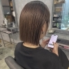 切りっぱなしボブ