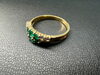 「【北九州市八幡東区】K18エメラルド×ダイヤリングを高価買取💍｜ジュエリー査定なら銀座屋」