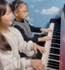 ピアノ連弾「★安井音楽教室★　はじめてお友達とピアノ連弾してみました」