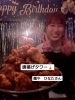唐揚げタワーで誕生日！.「スタッフちえのバースデー！一緒にお祝いしませんか？」