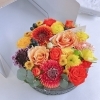 お花でできたホールケーキ