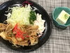 「本日のAランチは　豚キムチ炒め」