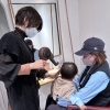 お母さんのお膝でカット 美容室 宝塚 小林 託児所